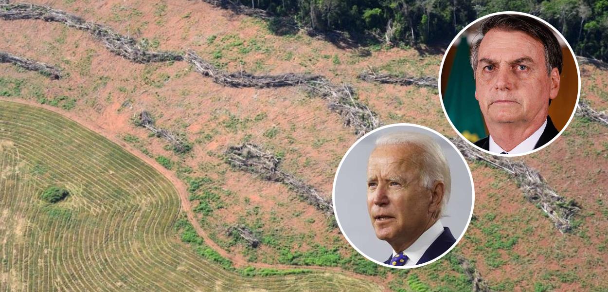 Joe Biden e Jair Bolsonaro