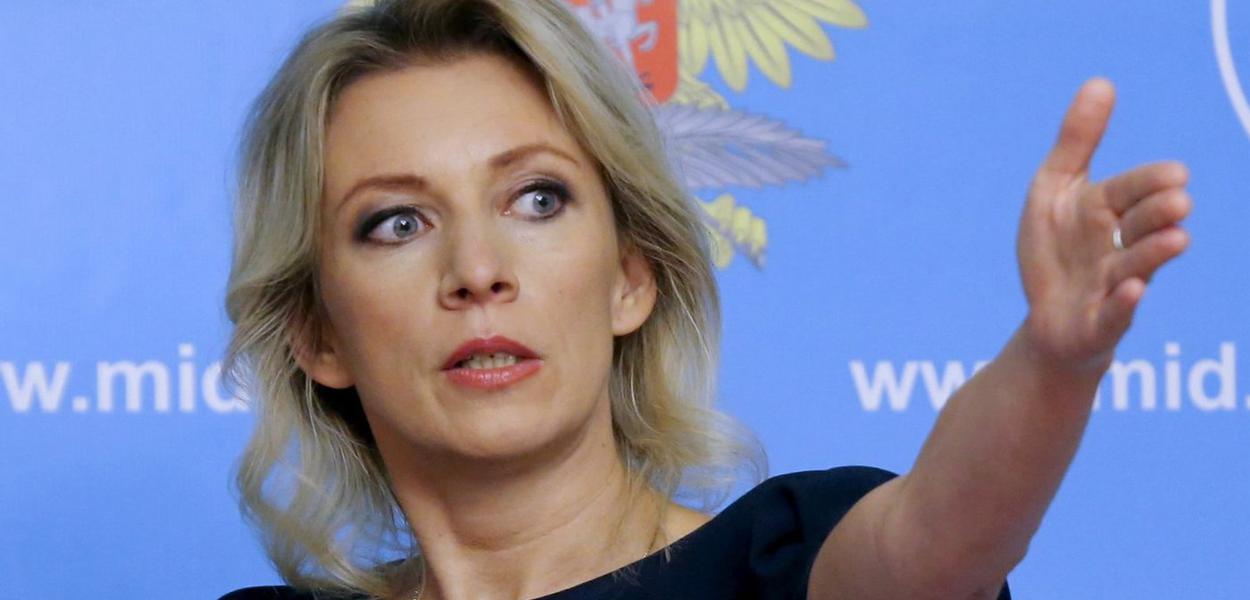 Representante oficial do MRE russo, Maria Zakharova