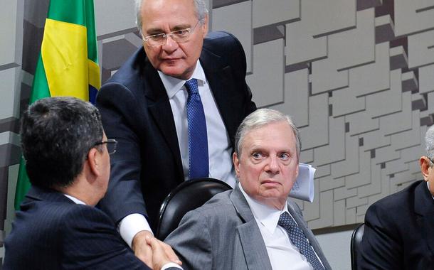 Renan Calheiros e Tasso Jereissati