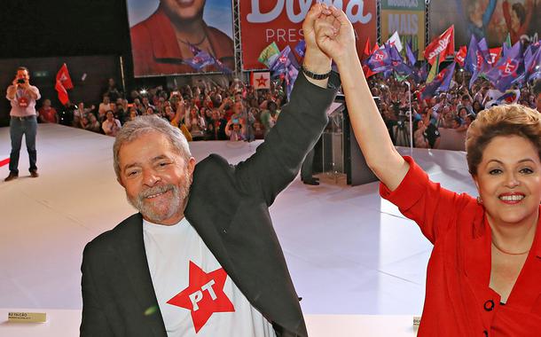 Ex-presidentes Lula e Dilma Rousseff