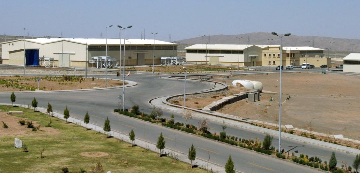 Usina nuclear de Natanz, que foi atacada por Israel