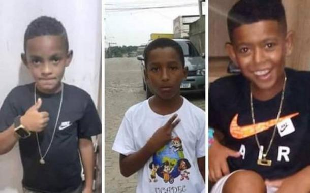 Lucas, Alexandre e Fernando, os três meninos desaparecidos em Belford Roxo (RJ) ao final de dezembro