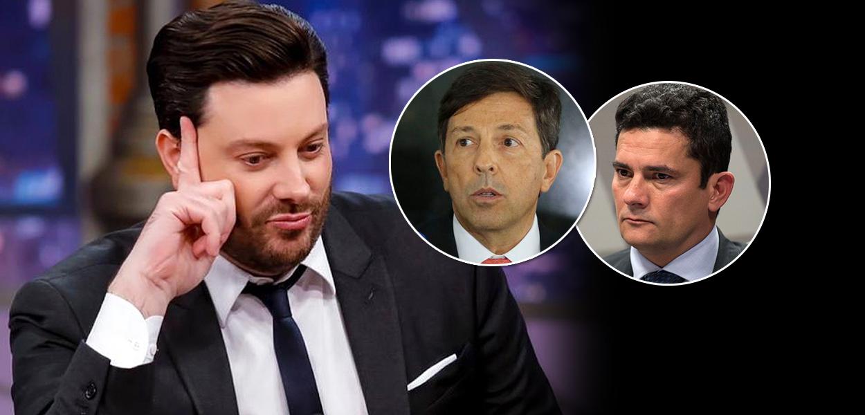 Danilo Gentili articula candidatura para 2022 com Amoedo e Moro