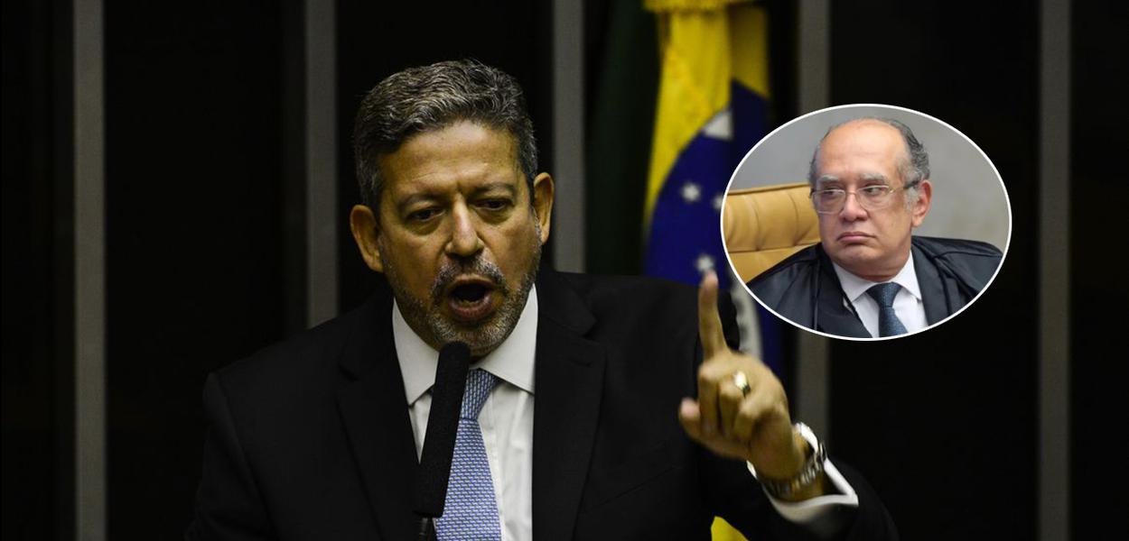 Presidente da Câmara dos Deputados, Arthur Lira (PP-AL), e o ministro do STF Gilmar Mendes