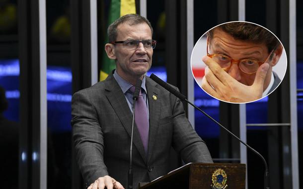 Fabiano Contarato e o ministro Ricardo Salles