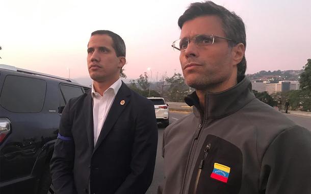 Juan Guaidó e Leopoldo López