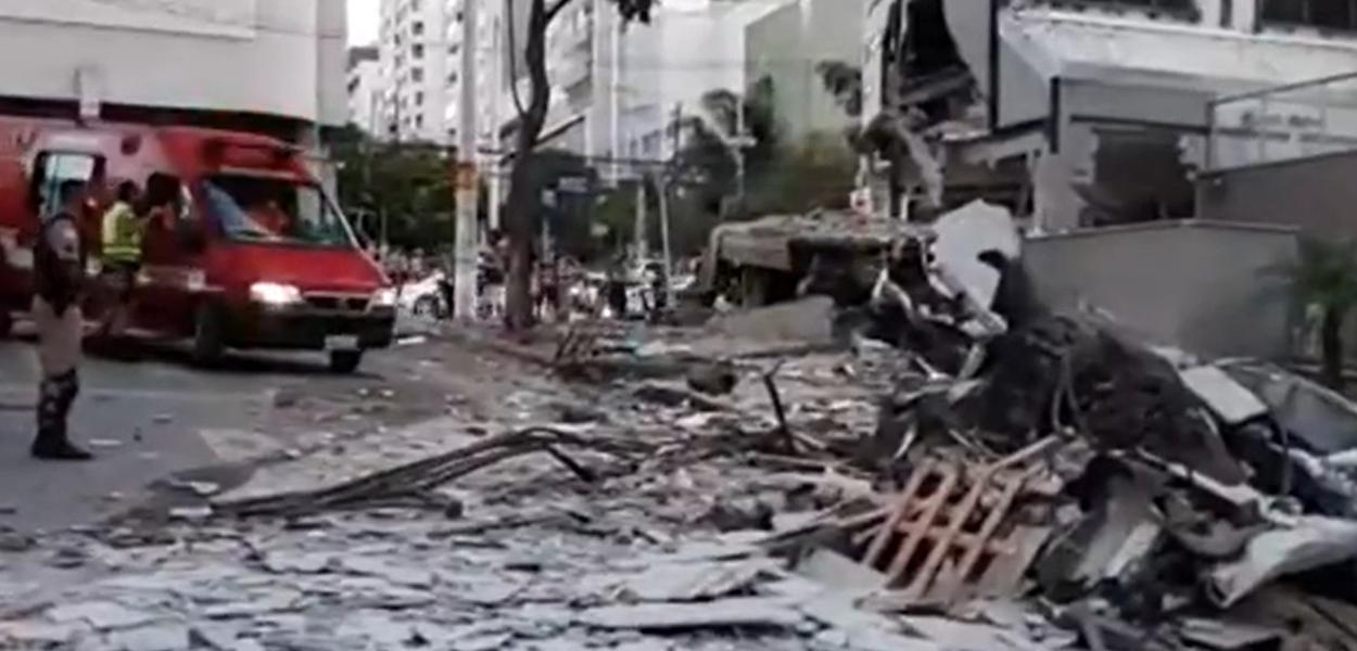 Caminhão também atingiu uma central de gás (GLP)