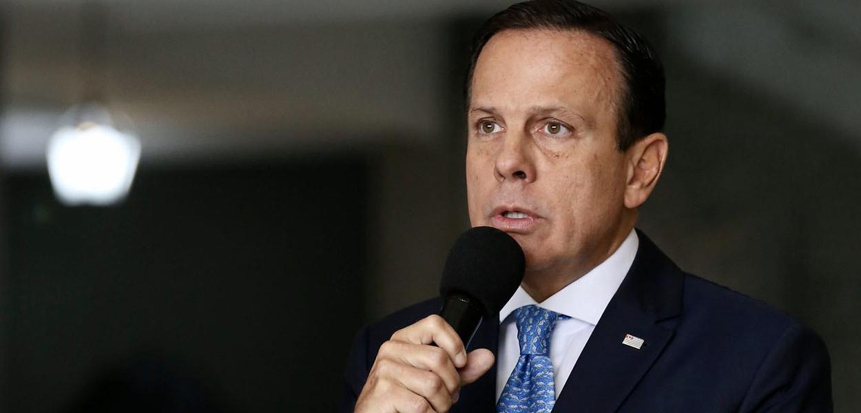 O governador de São Paulo, João Doria