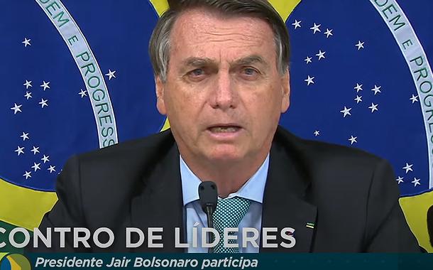 Jair Bolsonaro em discurso na Cúpula do Clima