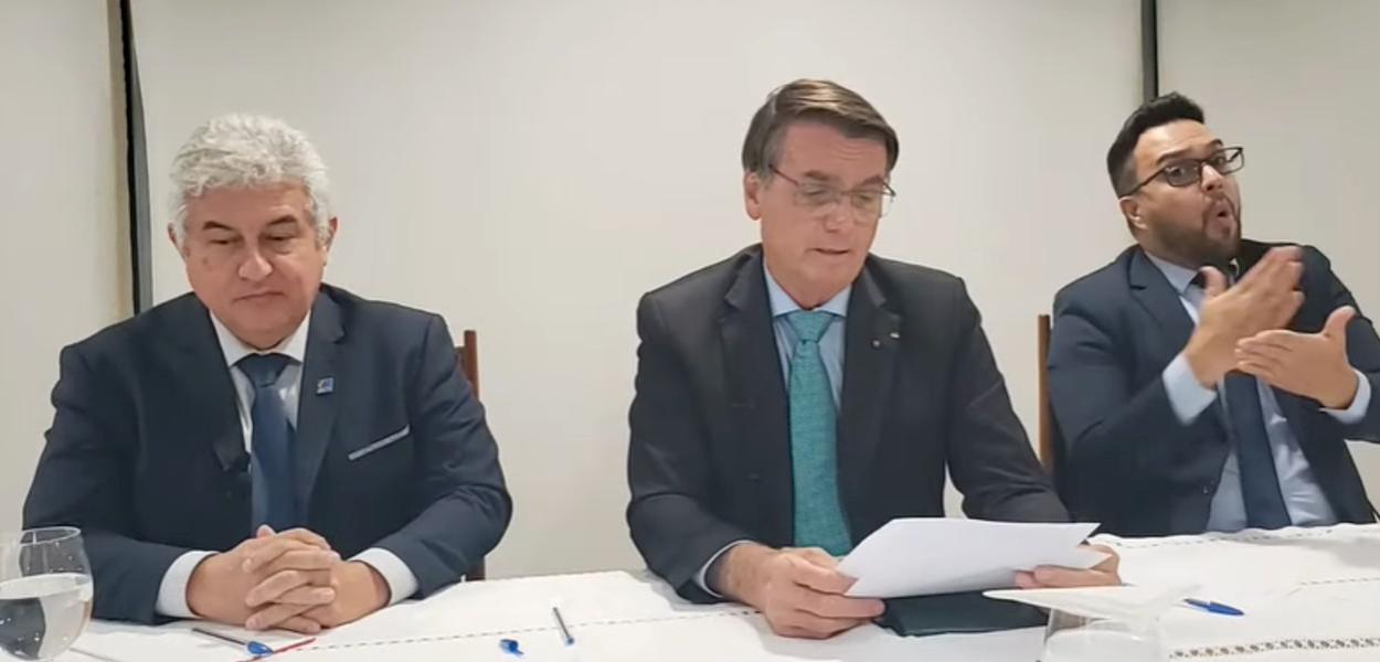 Marcos Pontes e Jair Bolsonaro