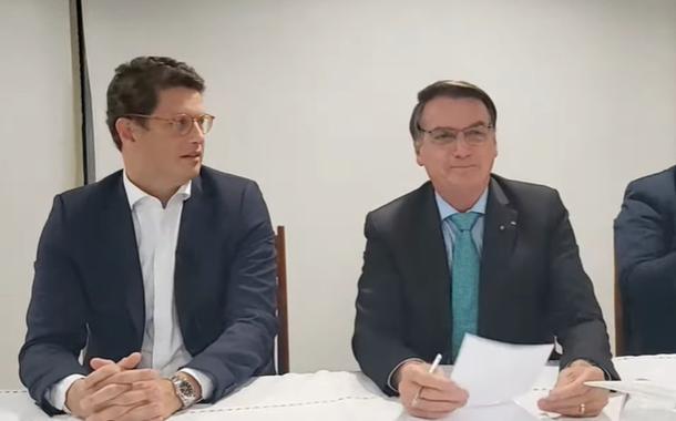 Ricardo Salles e Jair Bolsonaro