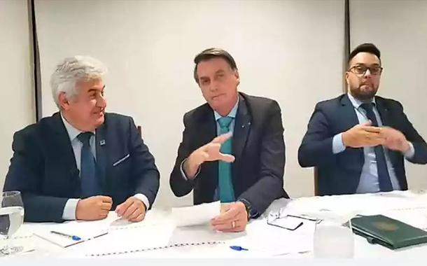 Ministro Marcos Pontes e Jair Bolsonaro
