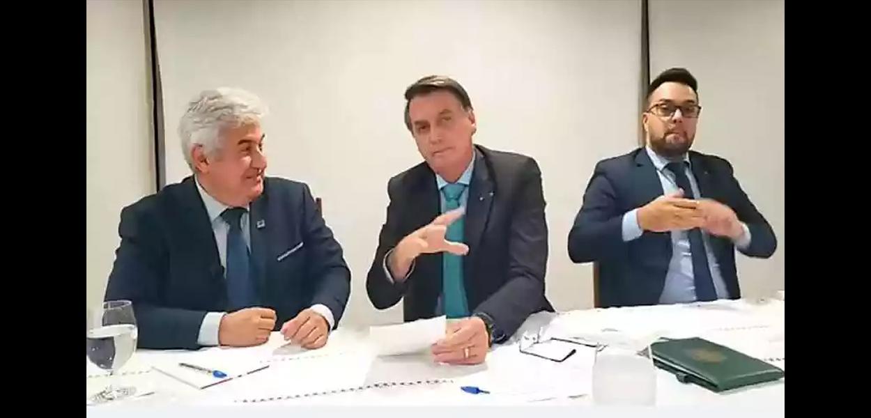 Ministro Marcos Pontes e Jair Bolsonaro