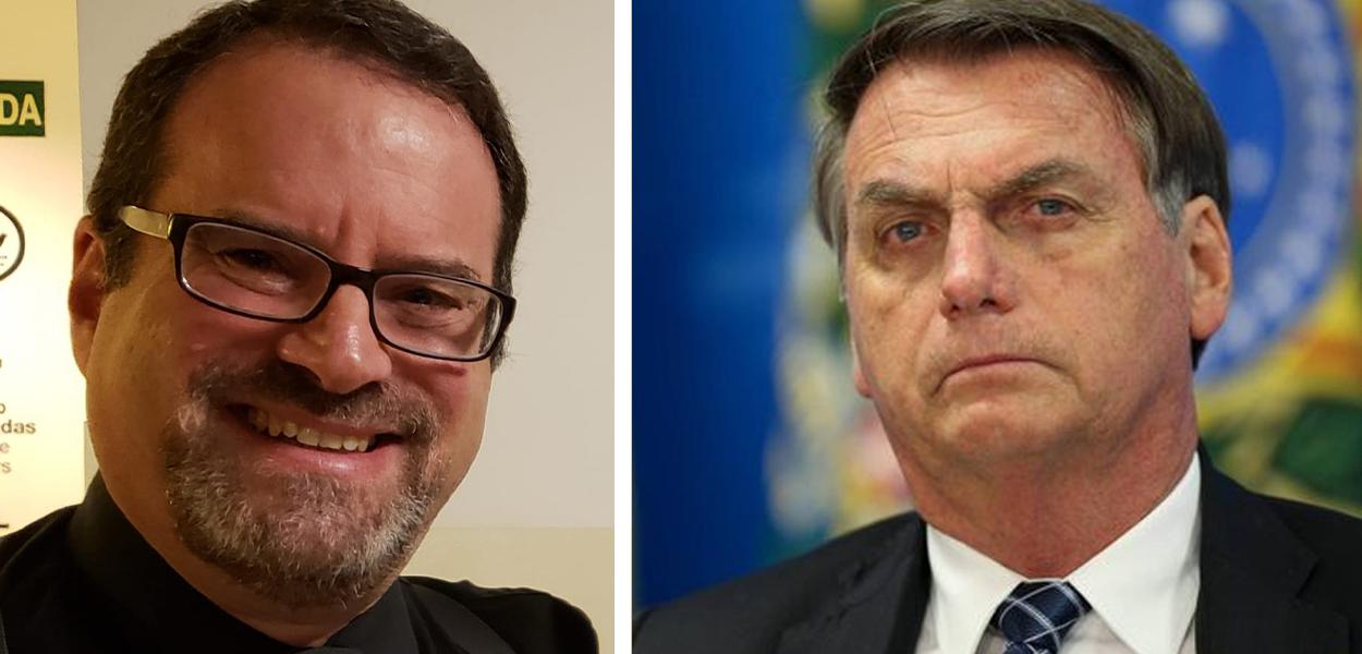 Nelson Nisenbaum e Jair Bolsonaro