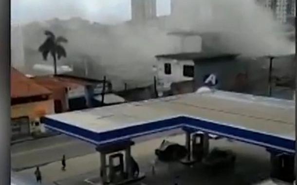 Em Fortaleza foi registrada uma explosão em uma das maiores fornecedoras de oxigênio do Brasil
