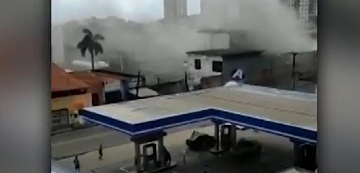 Em Fortaleza foi registrada uma explosão em uma das maiores fornecedoras de oxigênio do Brasil