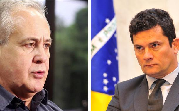 Jornalista Joaquim de Carvalho e Sérgio Moro