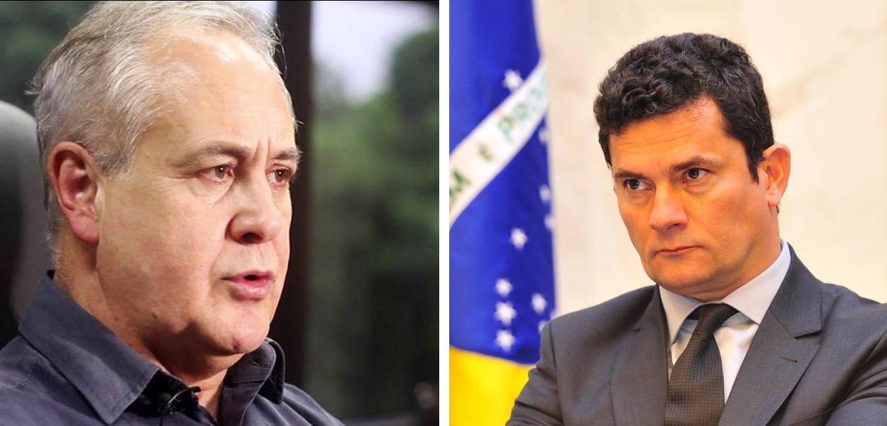 Jornalista Joaquim de Carvalho e Sérgio Moro