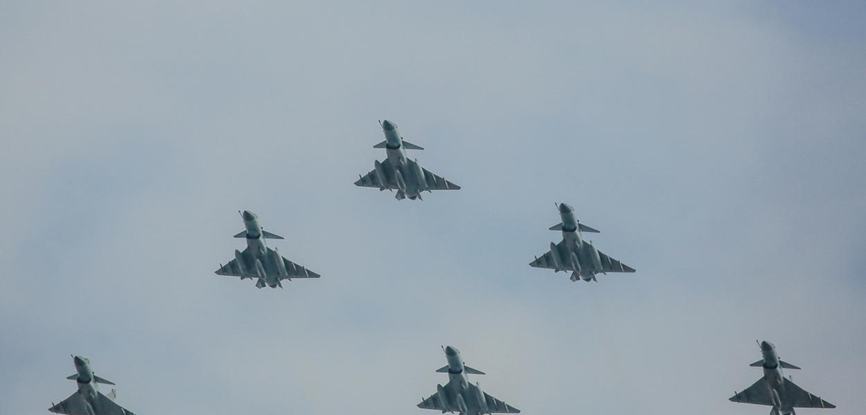 Aviões militares chineses