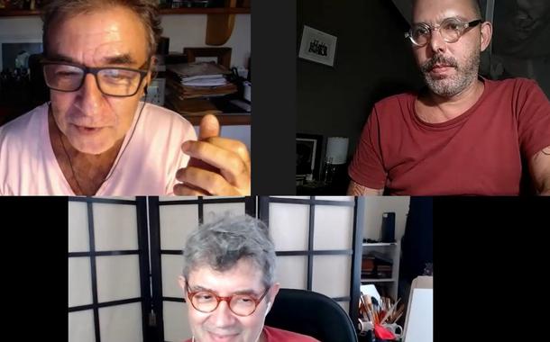 Miguel Paiva, Renato Aroeira e Andre Dahmer