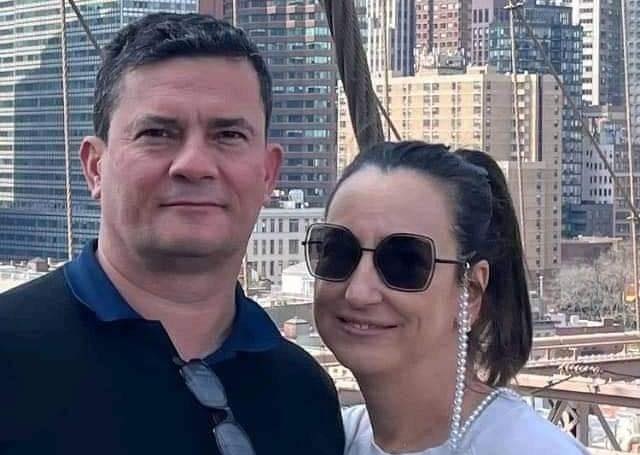 Sergio Moro e Rosângela Moro nos EUA