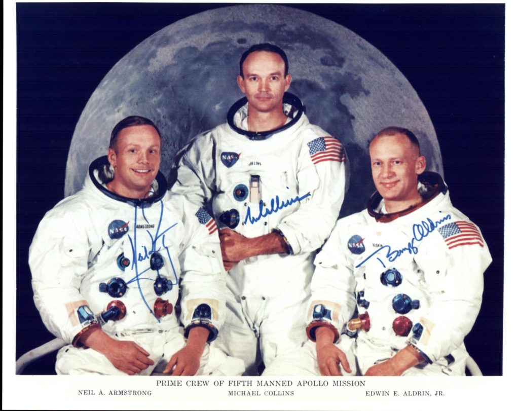 Neil Armstrong, Michael Collin e Edwin "Buzz" Aldrin