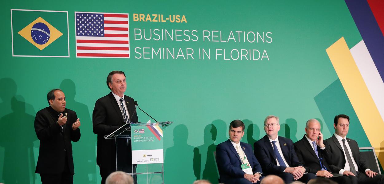 (Miami - Flórida, 09/03/2020) Palavras do Senhor Presidente da República Jair Bolsonaro. Foto: Alan Santos/PR