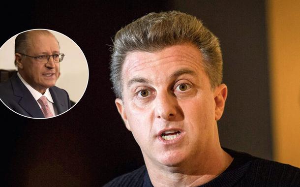 Ex-governador Geraldo Alckmin e o apresentador Luciano Huck
