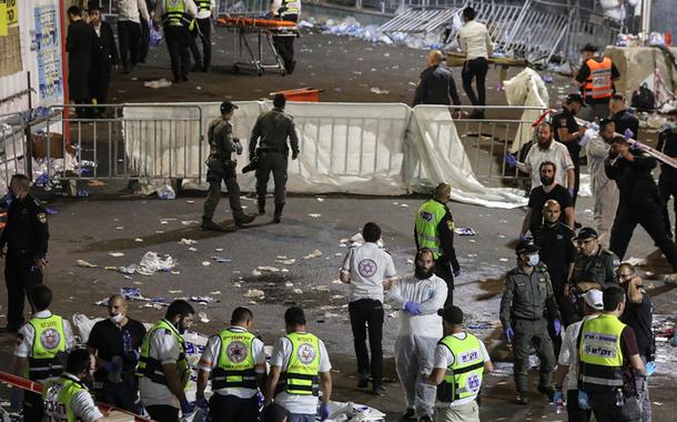 Vítimas que morreram durante celebrações em Israel