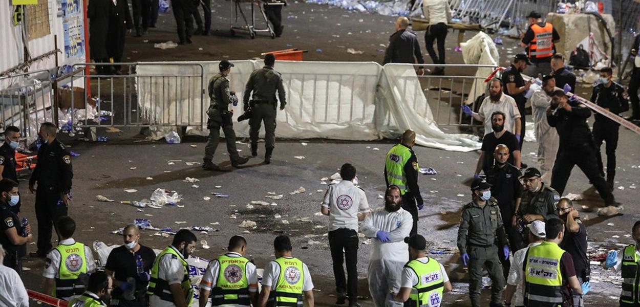 Vítimas que morreram durante celebrações em Israel