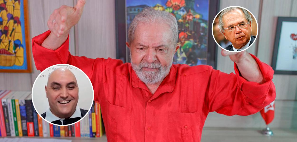 André Senna, Lula e Paulo Guedes