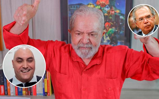 André Senna, Lula e Paulo Guedes