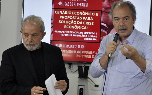 Lula e Aloizio Mercadante