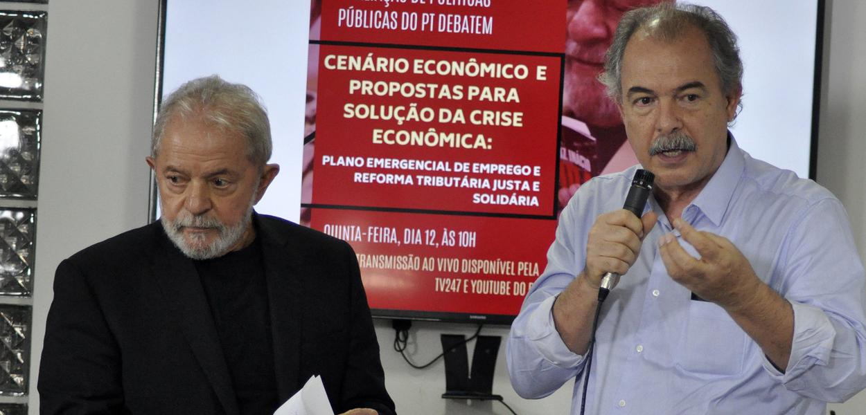 Lula e Aloizio Mercadante