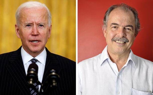 Joe Biden e Aloizio Mercadante