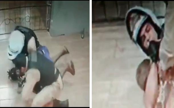 PM dá mata-leão em homem negro durante abordagem em Minas