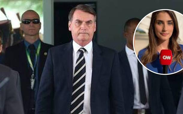 Jair Bolsonaro e Carla Bridi