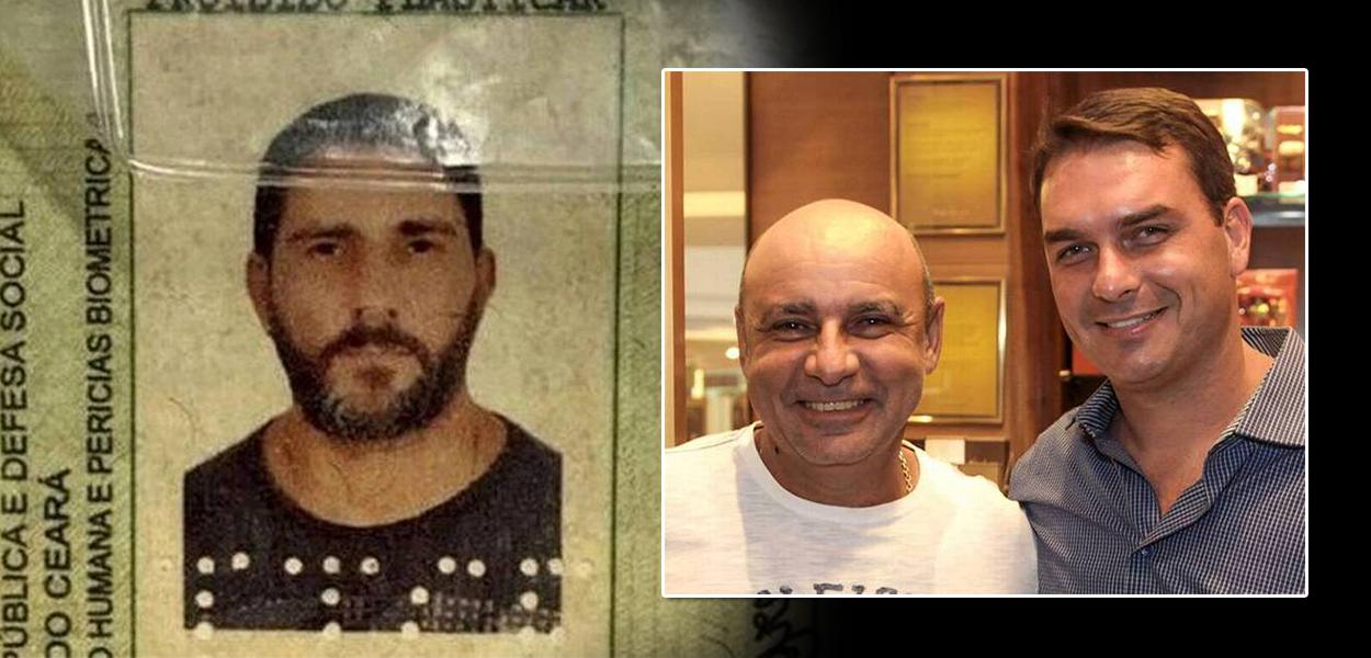 Adriano da Nóbrega, Fabrício Queiroz e Flávio Bolsonaro