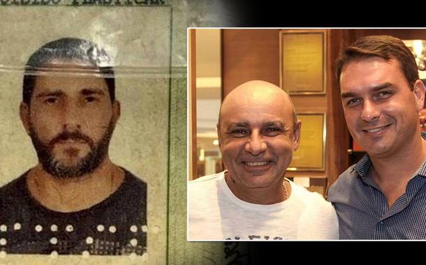 Adriano da Nóbrega, Fabrício Queiroz e Flávio Bolsonaro