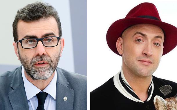 Deputado Marcelo Freixo (PSOL-RJ) e o ator Paulo Gustavo
