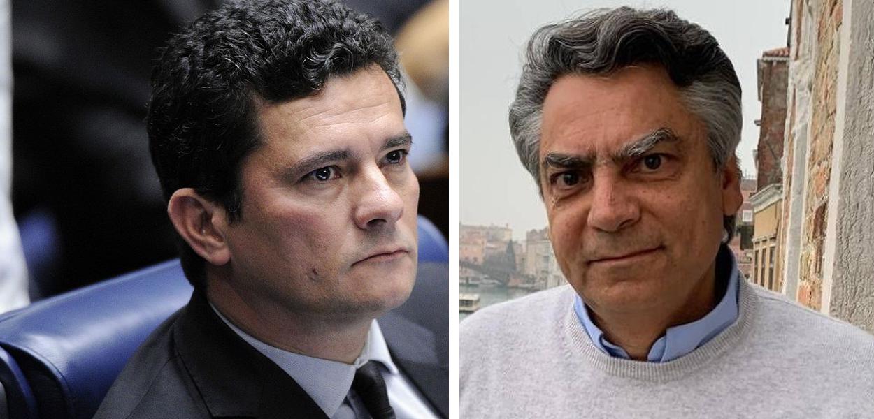 Sergio Moro e Diogo Mainardi