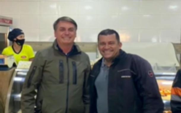 Jair Bolsonaro e Max Guilherme Machado de Moura