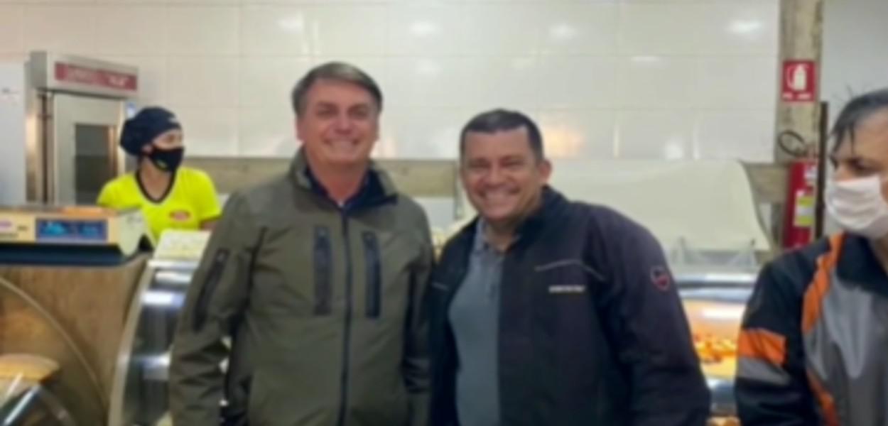 Jair Bolsonaro e Max Guilherme Machado de Moura