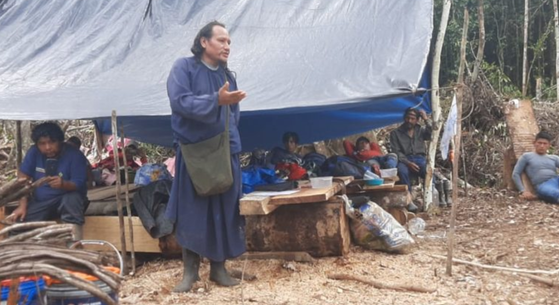 Acampamento dos israelitas nas proximidades do rio Tambor Yacu