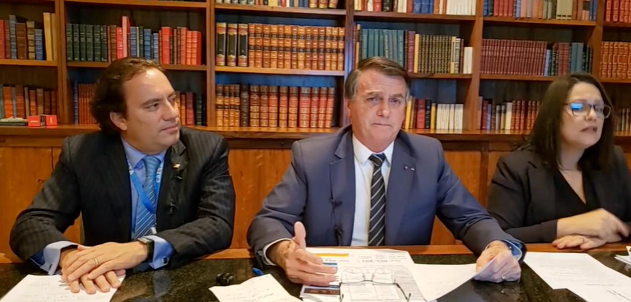 Pedro Guimarães e Jair Bolsonaro