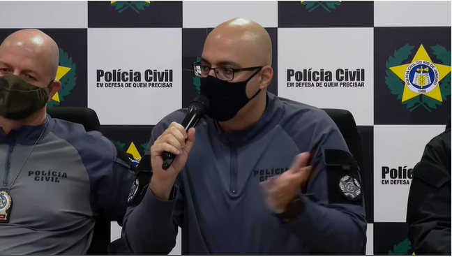 Entrevista coletiva da Polícia Civil