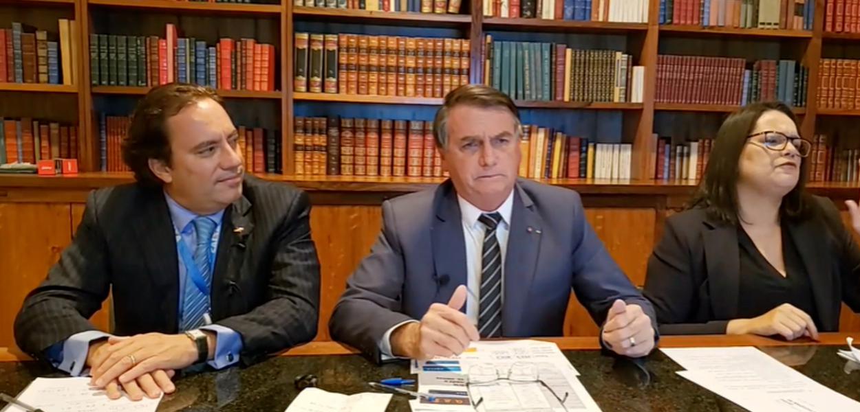 Pedro Guimarães e Jair Bolsonaro