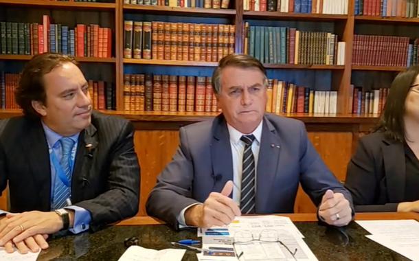 Pedro Guimarães e Jair Bolsonaro