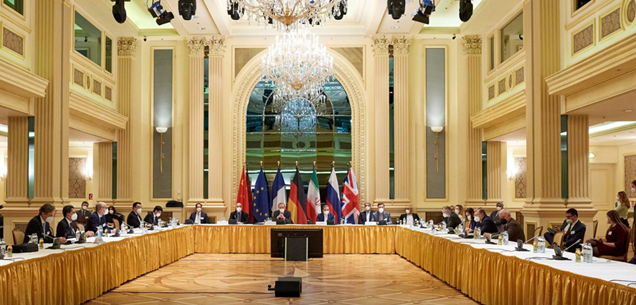 Reunião dos diplomatas por acordo nuclear com o Irã no Grand Hotel Wien, em Viena, na Áustria