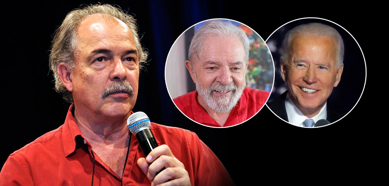 Aloizio Mercadante, Lula e Joe Biden